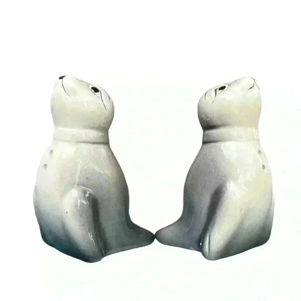 Vintage Ceramic Seals Salt & Pepper Shakers Set - Picture 4 of 11